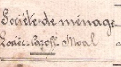 les sociétés de ménage (suite)