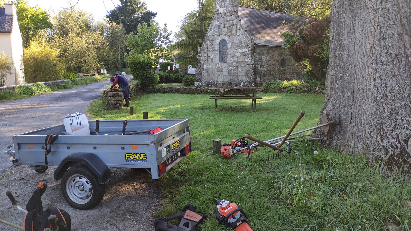 Mardi 2 Mai : Kermaguerez, Traon et balisage